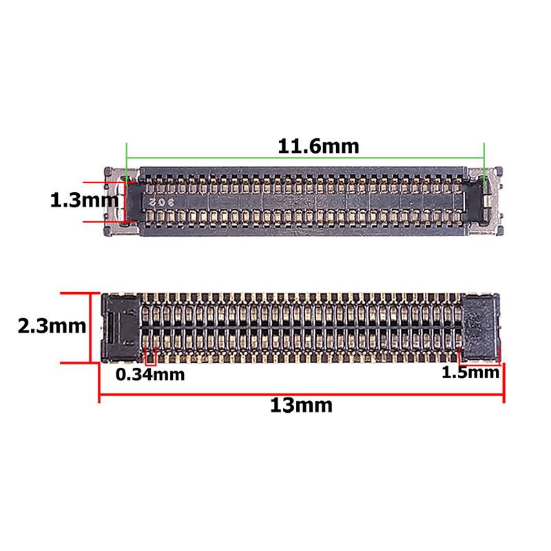 FPC042 - CONECTOR FPC HEMBRA 32 PINES 8MM X 2MM HUAWEI P20 LITE 2019 ...
